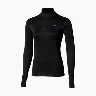 Moteriškas bėgimo džemperis Mizuno Active Warm Half Zip black