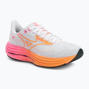 Bėgimo bateliai Mizuno Wave Rider 28 white/tang orange/pink tetra