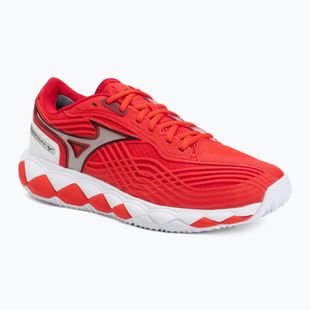 Teniso batai Mizuno Wave Enforce Tour 2 CC fiery red/white/sun-dried toma