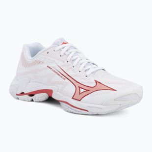 Moteriški tinklinio bateliai Mizuno Wave Lightning Elite white/rose elegance/lava falls