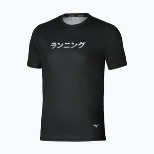 Vyriški bėgimo marškinėliai Mizuno Core Graphic Tee black