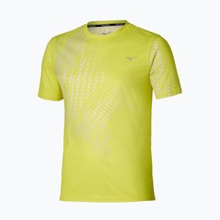 Vyriški bėgimo marškinėliai Mizuno Core Graphic Tee lightning yellow