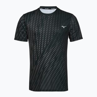 Vyriški bėgimo marškinėliai Mizuno Core Graphic Tee black/gray
