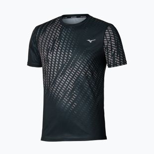 Vyriški bėgimo marškinėliai Mizuno Core Graphic Tee black/gray