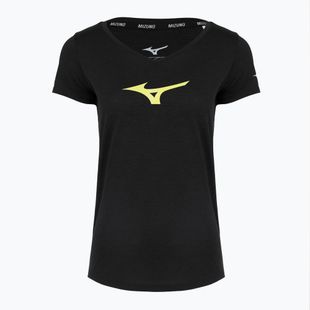 Moteriški bėgimo marškinėliai Mizuno Core Runbird Tee black