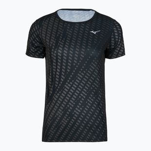 Moteriški bėgimo marškinėliai Mizuno Core Graphic Tee black/gray