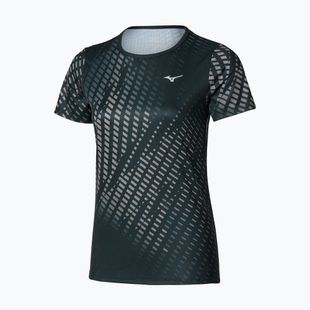 Moteriški bėgimo marškinėliai Mizuno Core Graphic Tee black/gray