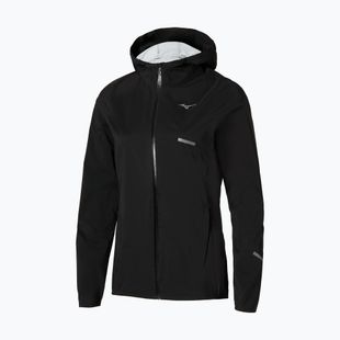 Moteriška bėgimo striukė Mizuno Trail Waterproof 20K Hooded black