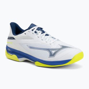 Teniso batai Mizuno Wave Exceed Court AC white/dazzling blue/lightning