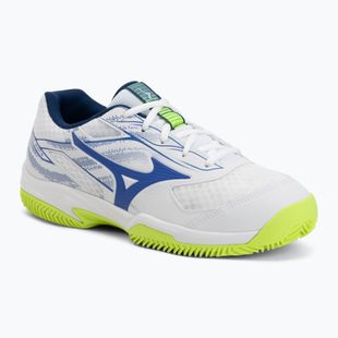 Vyriški teniso batai Mizuno Break Shot 5 CC white/dazzling blue/lightning