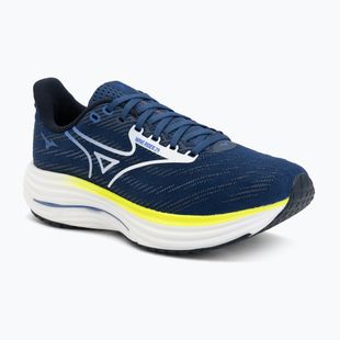 Vyriški bėgimo batai Mizuno Wave Rider 29 estate blue/white/lightning yellow