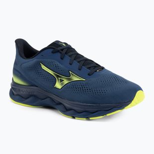 Vyriški bėgimo bateliai Mizuno Wave Serene 2 GTX estate blue/lightning yellow