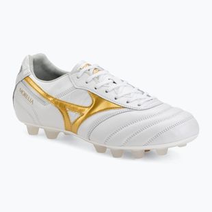 Futbolo bateliai Mizuno Morelia II Japan FG white/football gold/galaxy silver