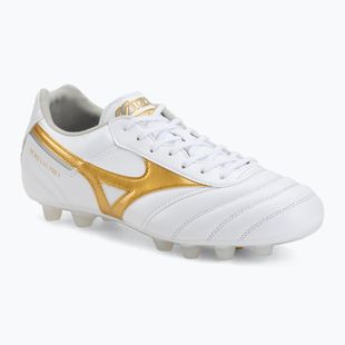 Futbolo bateliai Mizuno Morelia II Pro FG white/football gold/galaxy silver