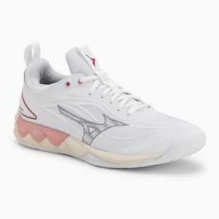 Tinklinio bateliai Mizuno Wave Luminous 3 white/rose elegance/lava falls