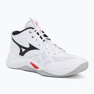 Tinklinio bateliai Mizuno Wave Momentum Pro Mid white/black/fiery red