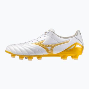 Futbolo bateliai Mizuno Morelia Neo IV Pro FG white/mp gold/cool gray 3c