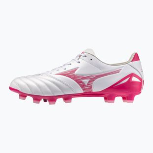 Futbolo bateliai Mizuno Morelia Neo IV Pro FG white/fuchsia purple/fuchsia purple