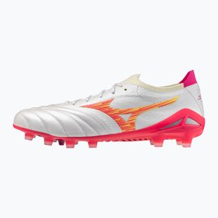 Futbolo bateliai Mizuno Morelia Neo IV Beta Japan FG white/pink tetra/fuchsia purple