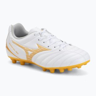 Vaikiški futbolo bateliai Mizuno Monarcida Neo III Select AG white/mp gold