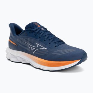Vyriški bėgimo batai Mizuno Wave Skyrise 7 estate blue/white/coral rose