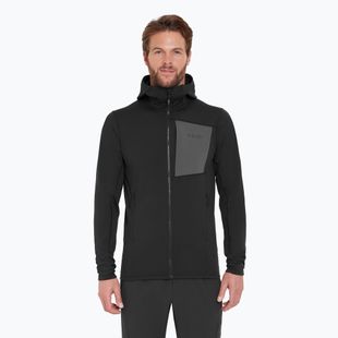 Vyriškas žygio džemperis Rab Superflux Hoody black