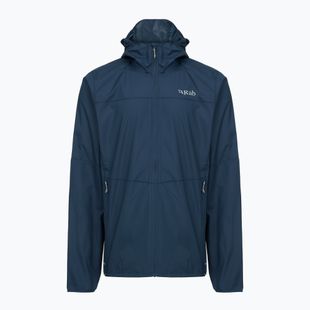 Vyriška striukė nuo vėjo Rab Windgather Hoody tempest blue