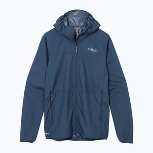 Vyriška striukė nuo vėjo Rab Windgather Hoody tempest blue
