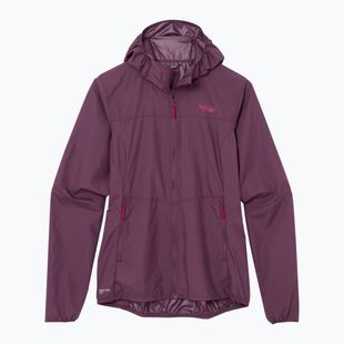 Moteriška striukė nuo vėjo Rab Windgather Hoody mulberry