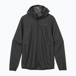 Vyriška striukė nuo vėjo Rab Windgather Hoody black