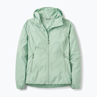 Moteriška vėjui atspari striukė Rab Windgather Hoody fig green