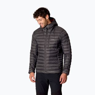 Vyriška pūsta striukė Rab Microlight Alpine Hoody graphene