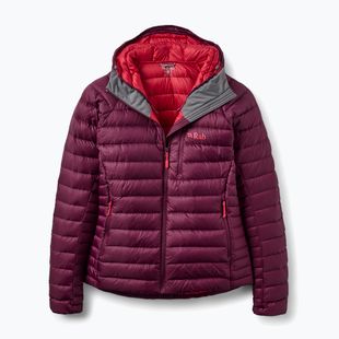 Moteriška pūsta striukė Rab Microlight Alpine Hoody mulberry