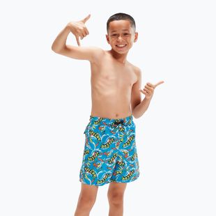 Vaikiški maudymosi šortai Boys Printed 15" Watershort Bolt/bright yellow/salso/lawn