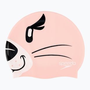 Speedo Rašytinė plaukimo kepuraitė su simboliu, rožinė 8-00232614670