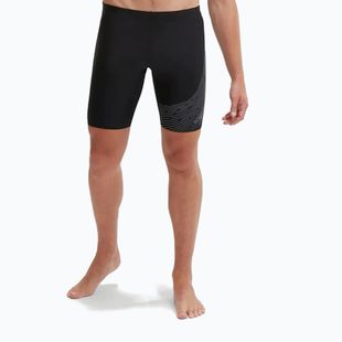 Vyriški plaukimo šortai Speedo Medley Logo Jammer black/usa charcoal