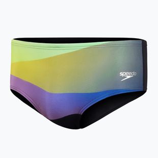 Vyriškos maudymosi kelnaitės Speedo Allover Digital Brief black/sweet purple