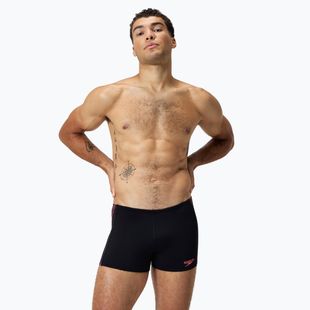 Vyriškos plaukimo trumpikės Speedo Tech Panel Aquashort black/coral sands