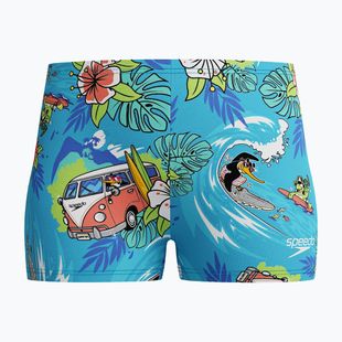 Vaikiškos plaukimo trumpikės Speedo Learn To Swim Digital Allover Aquashort picton blue