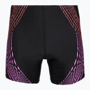Vyrų plaukimo šortai Speedo Duo Logo Print Mid Jammer black/coral sands/neon violet