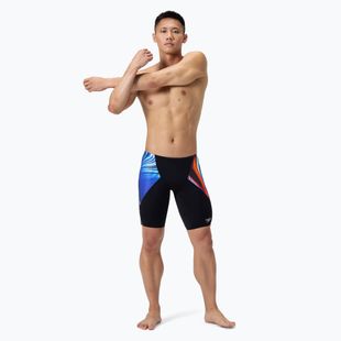 Vyriškos glaudės Speedo Placement Digital V-Cut Jammer lava blur/speedo black