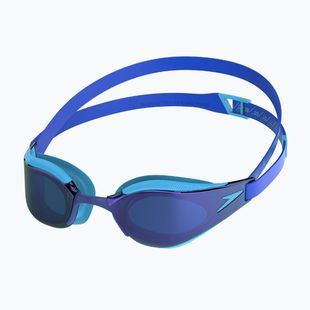 Vaikiški plaukimo akiniai Speedo Fastskin Hyper Elite Mirror picton blue / cobalt / iris