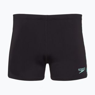 Vyriškos plaukimo trumpikės Speedo Hyperboom Panel Aquashort black/dark teal