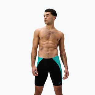 Vyriški plaukimo šortai Speedo Endurance+ MAX Splice Jammer juoda/turkio spalvos