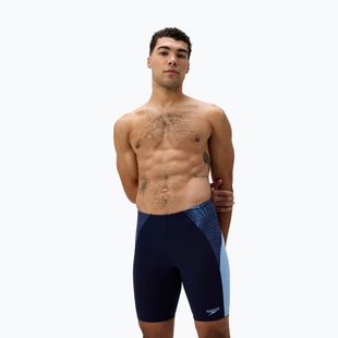 Vyriški plaukimo šortai Speedo Endurance+ MAX Splice Jammer navy/sugar blue