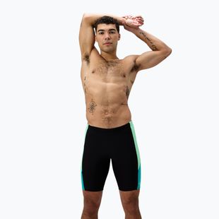 Vyriškos plaukimo glaudės Speedo Dive Jammer juoda/turkio spalvos