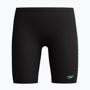 Vaikiški plaukimo šortai Speedo Plastisol Placement Jammer black/alfalfa green
