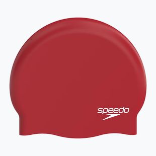 Plaukimo kepuraitė Speedo Plain Moulded Silicone speedo red