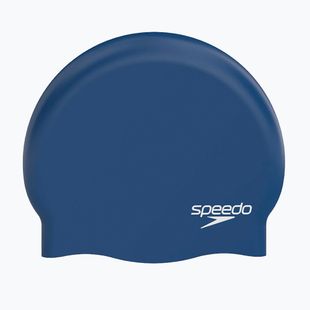 Plaukimo kepuraitė Speedo Plain Moulded Silicone navy