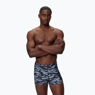 Vyriškos maudymosi trumpikės Speedo Print Beachstar Square Leg Anthracite/Coin Grey